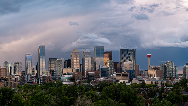 Downtown Calgary skyline
