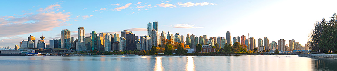 View of downtown Vancouver.